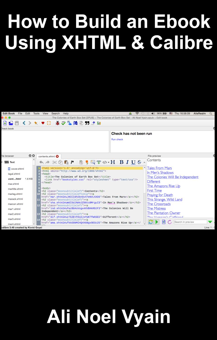 How to Build Ebooks Using XHTML & Calibre