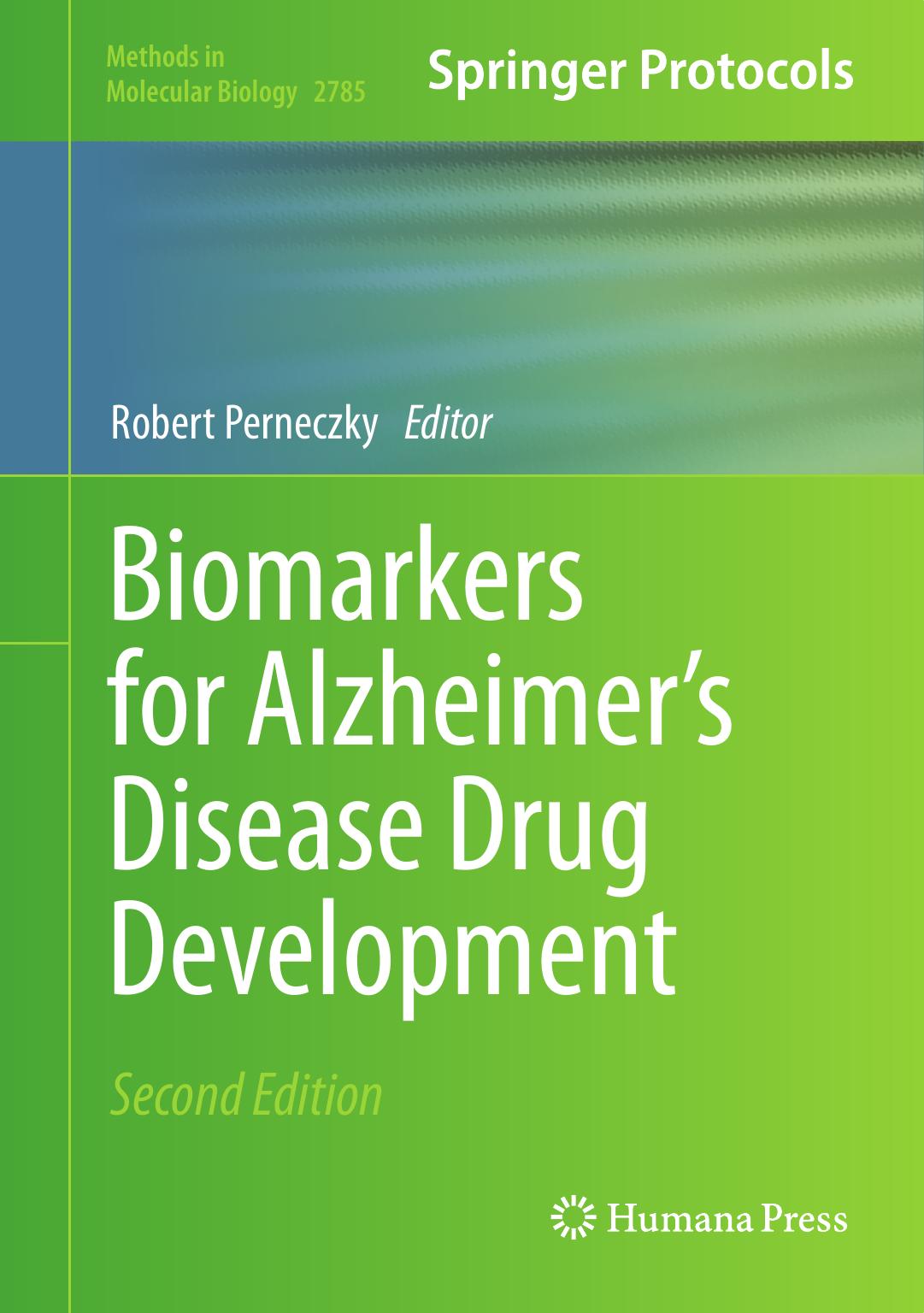 Biomarkers for Alzheimer’s Disease Drug Development