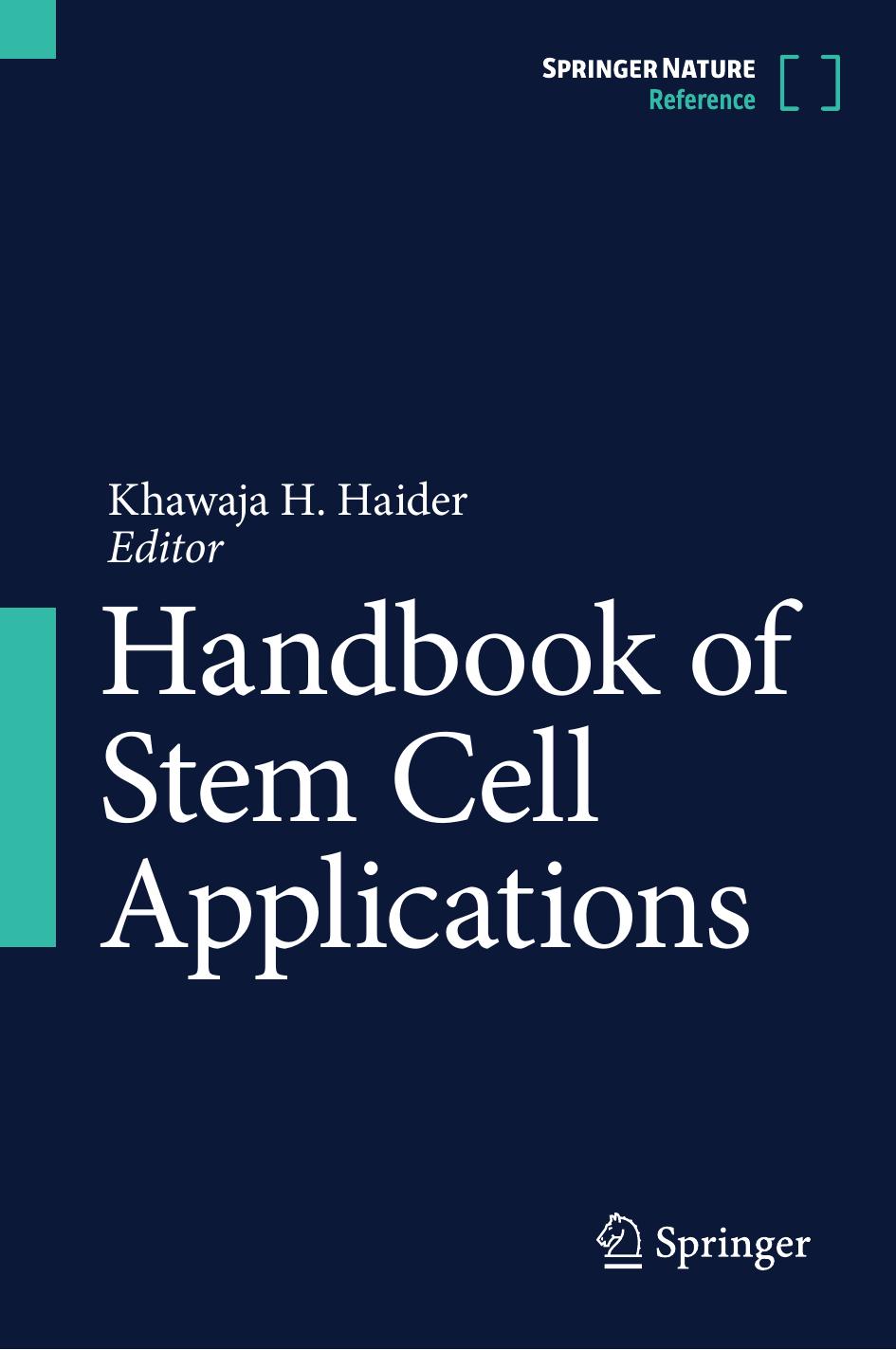 Haider K. Handbook of Stem Cell Applications 2024