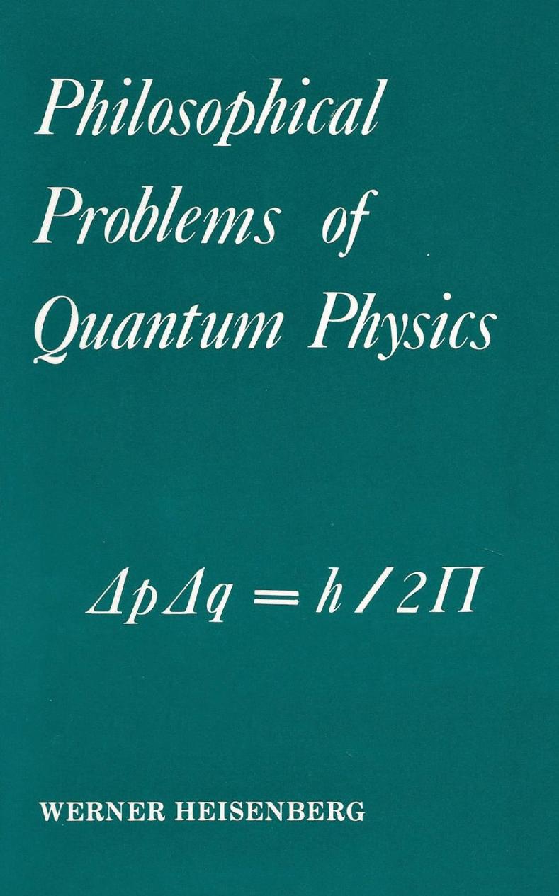 Philosophical Problems of Quantum Physics