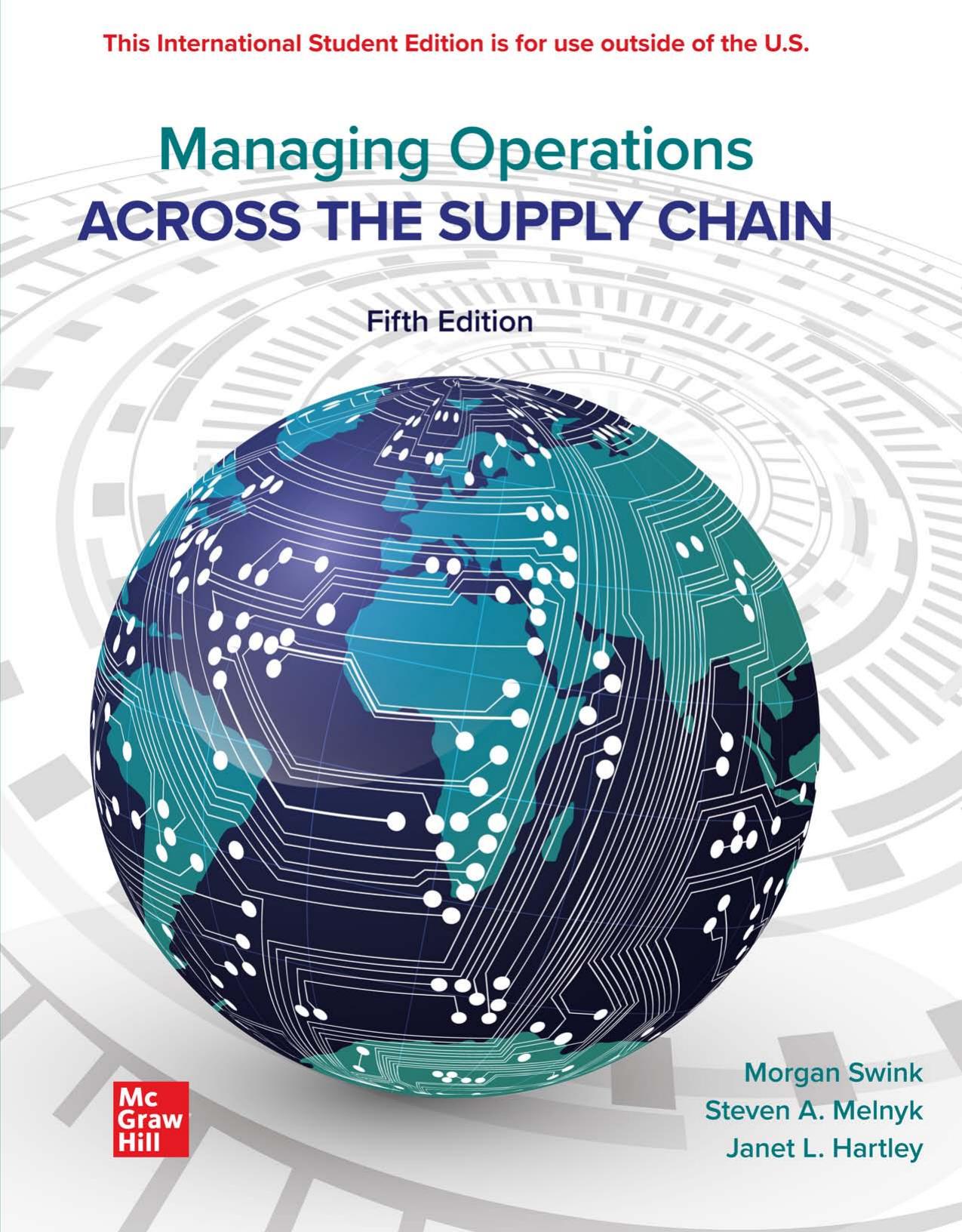 Hartley J. Managing Operations Across the Supply Chain 5ed 2023