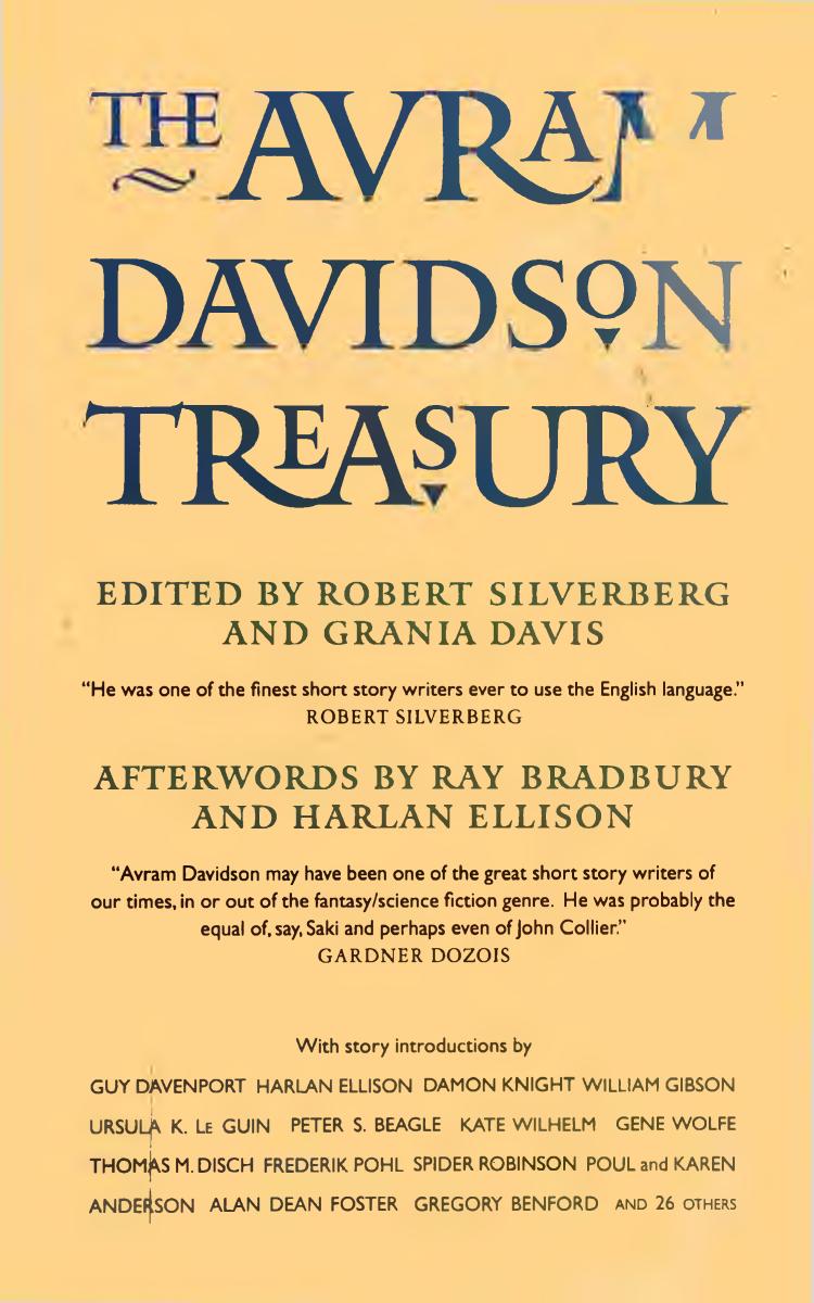 The Avram Davidson Treasury - A tribute Collection