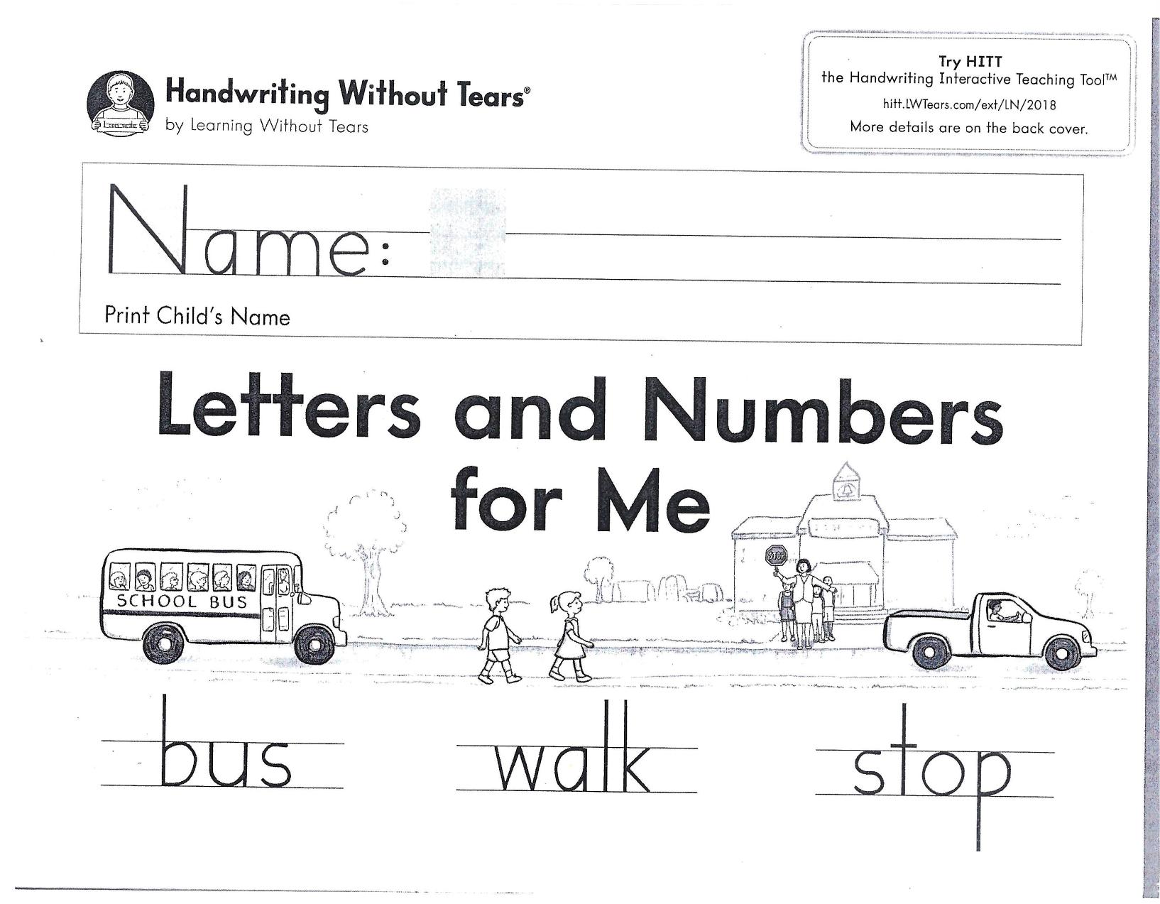 Handwriting Without Tears