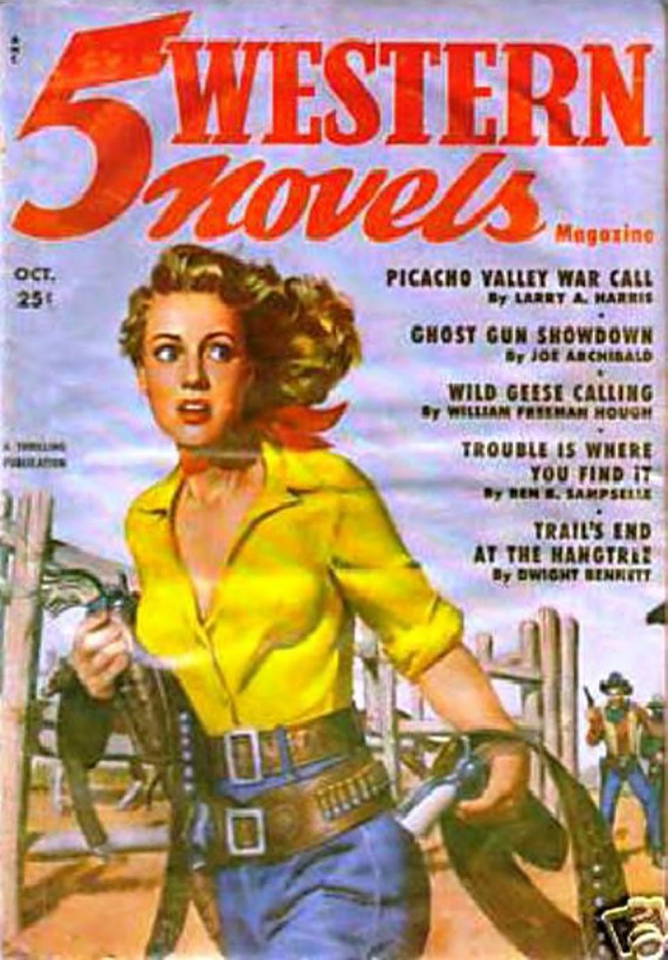 Five Western Novels - October 1951