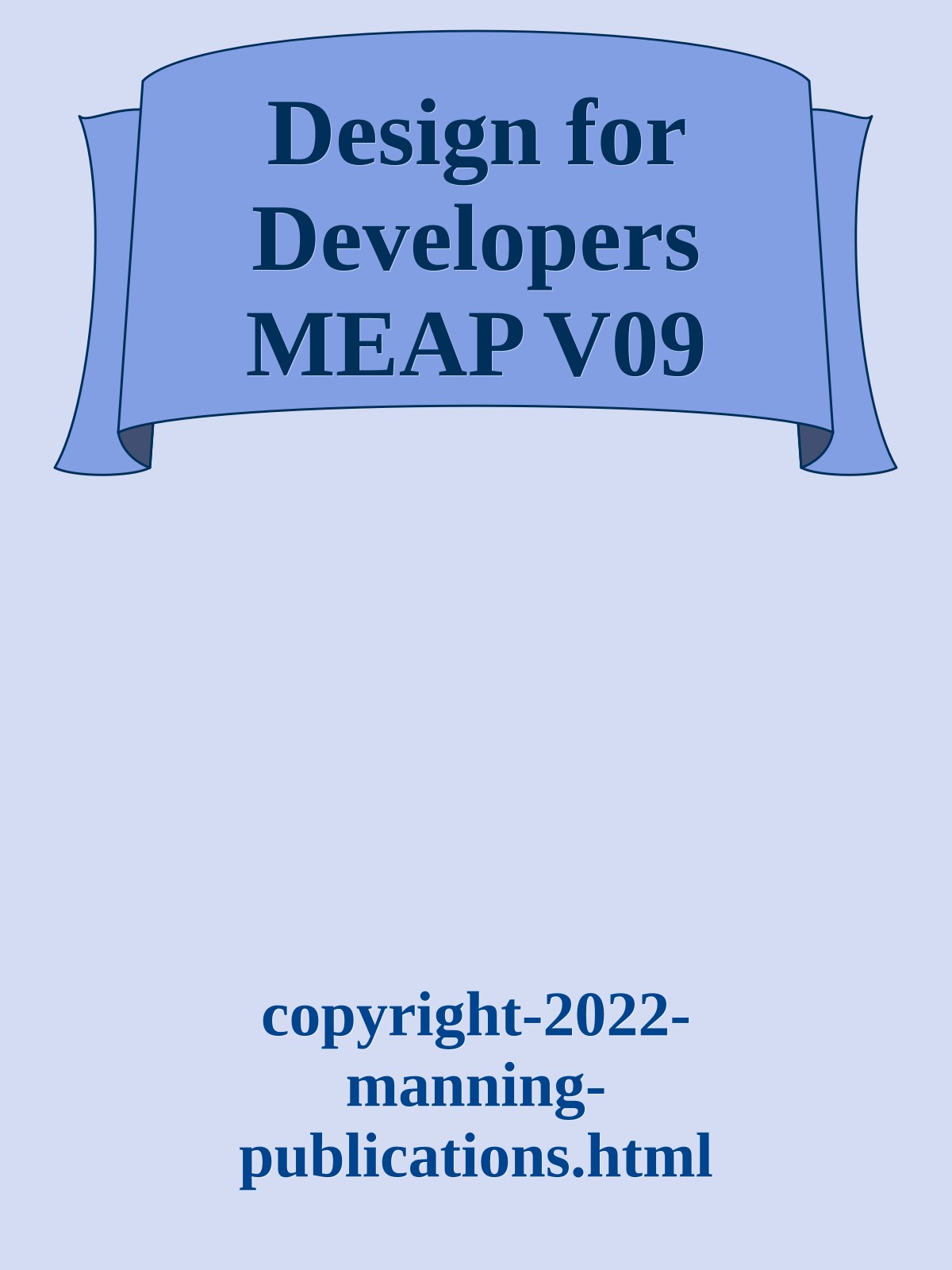 Design for Developers MEAP V09