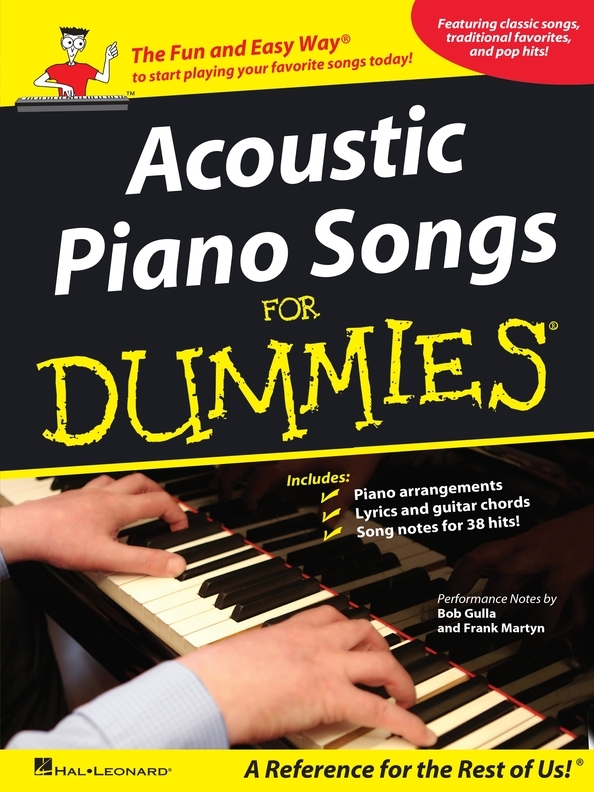 Acoustic Piano Songs for Dummies (Songbook)