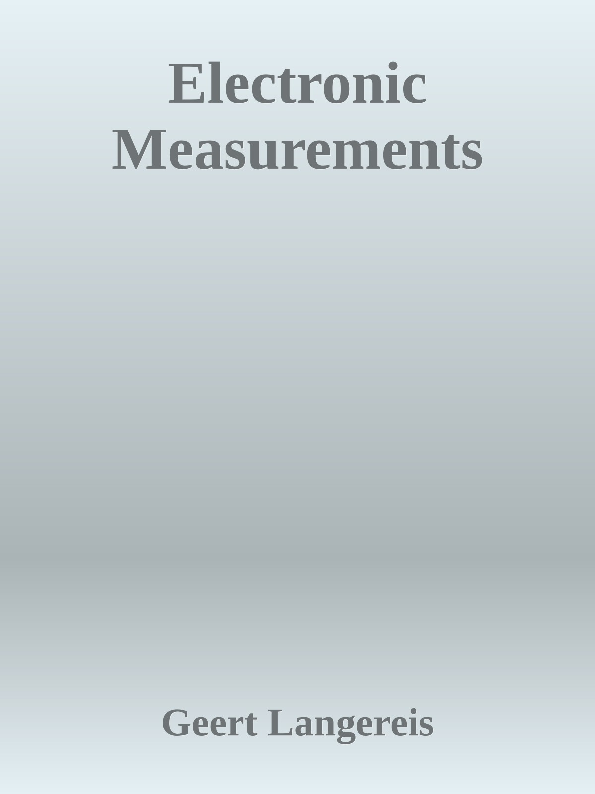 Electronic Measurements