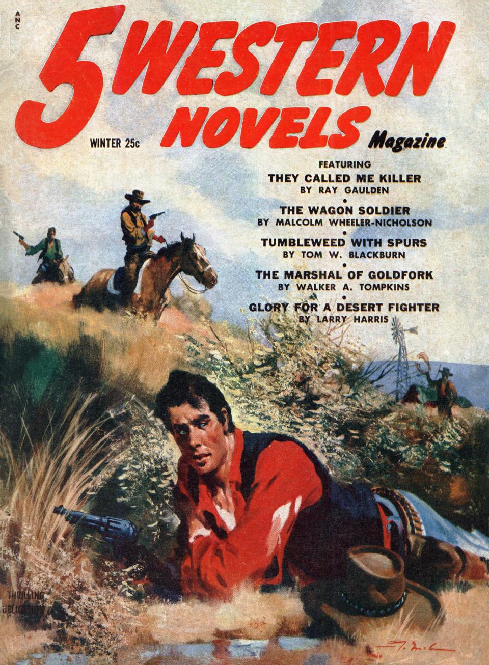 5 Western Novels Magazine - Winter 1954