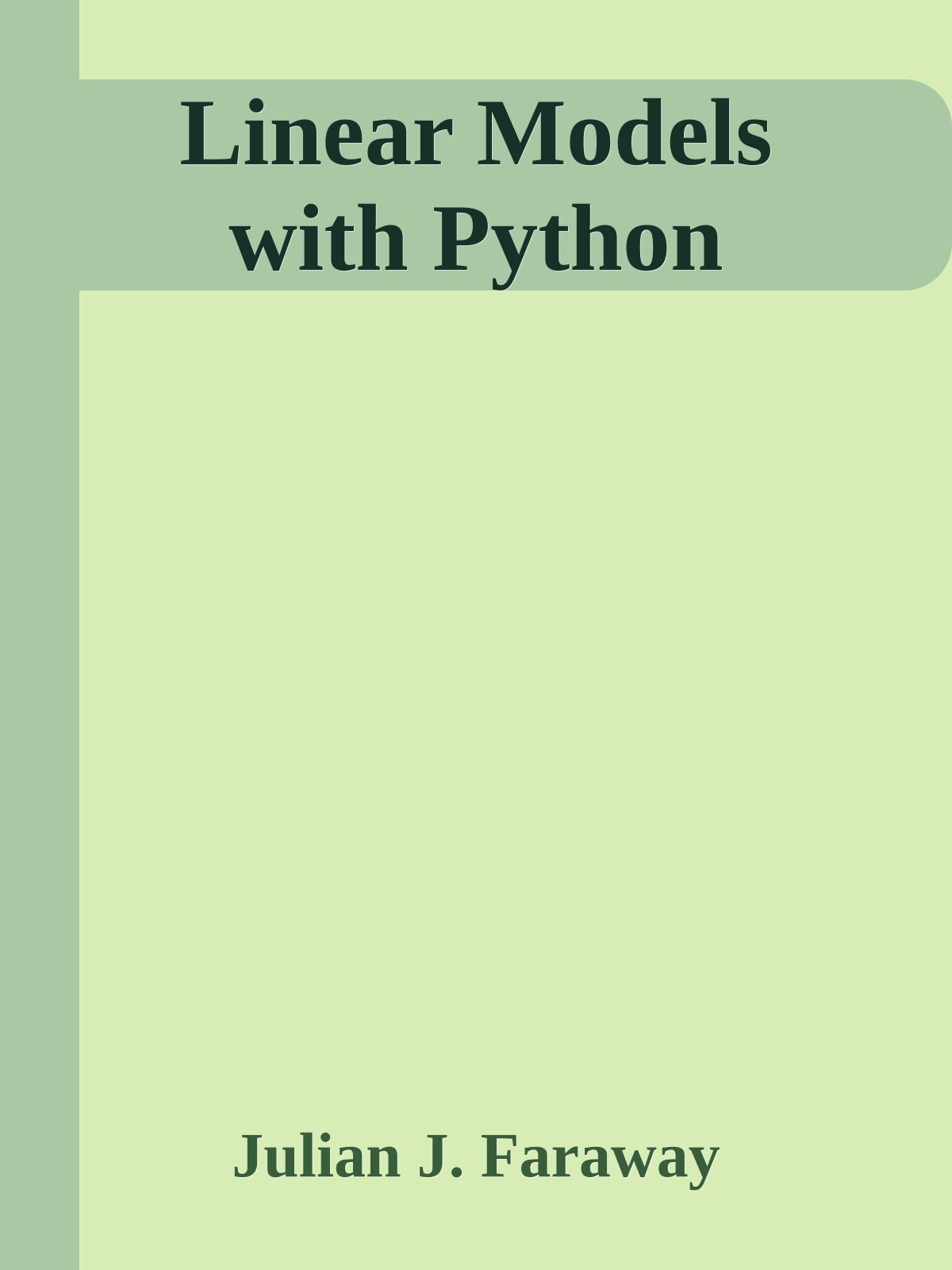Linear Models with Python