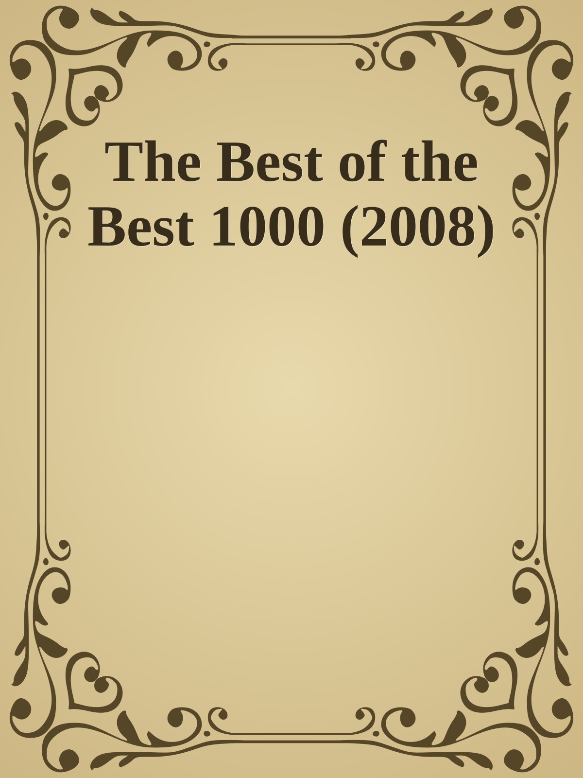 The Best of the Best 1000 (2008)