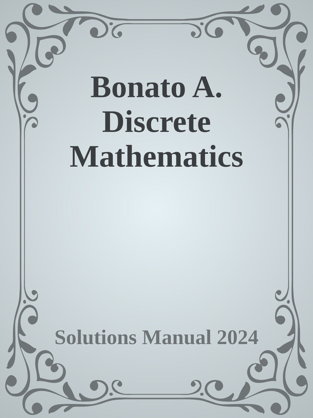 Bonato A. Discrete Mathematics