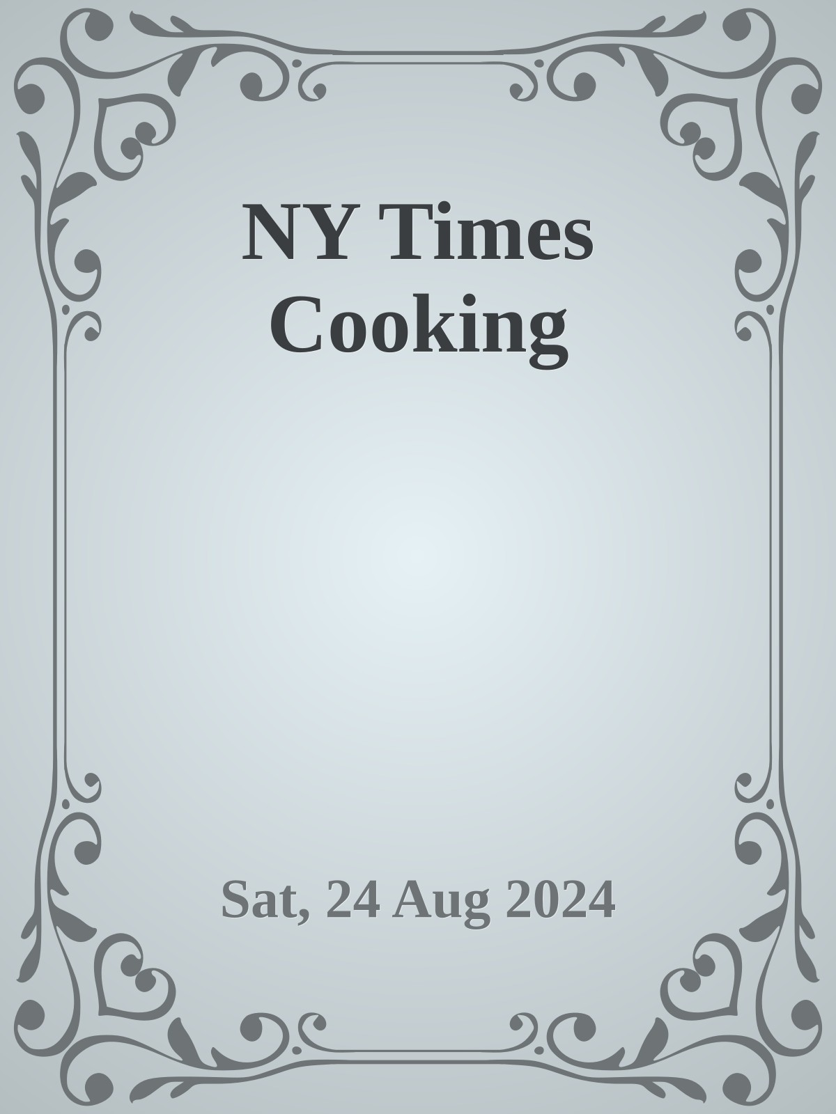 NY Times Cooking [Sat, 24 Aug 2024]