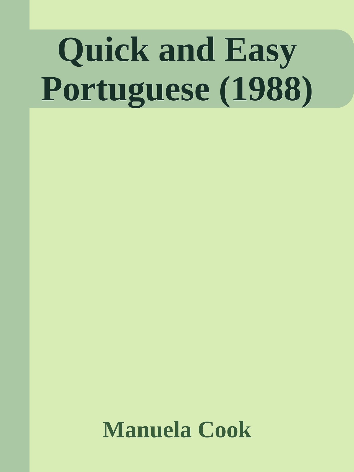 Quick and Easy Portuguese (1988)