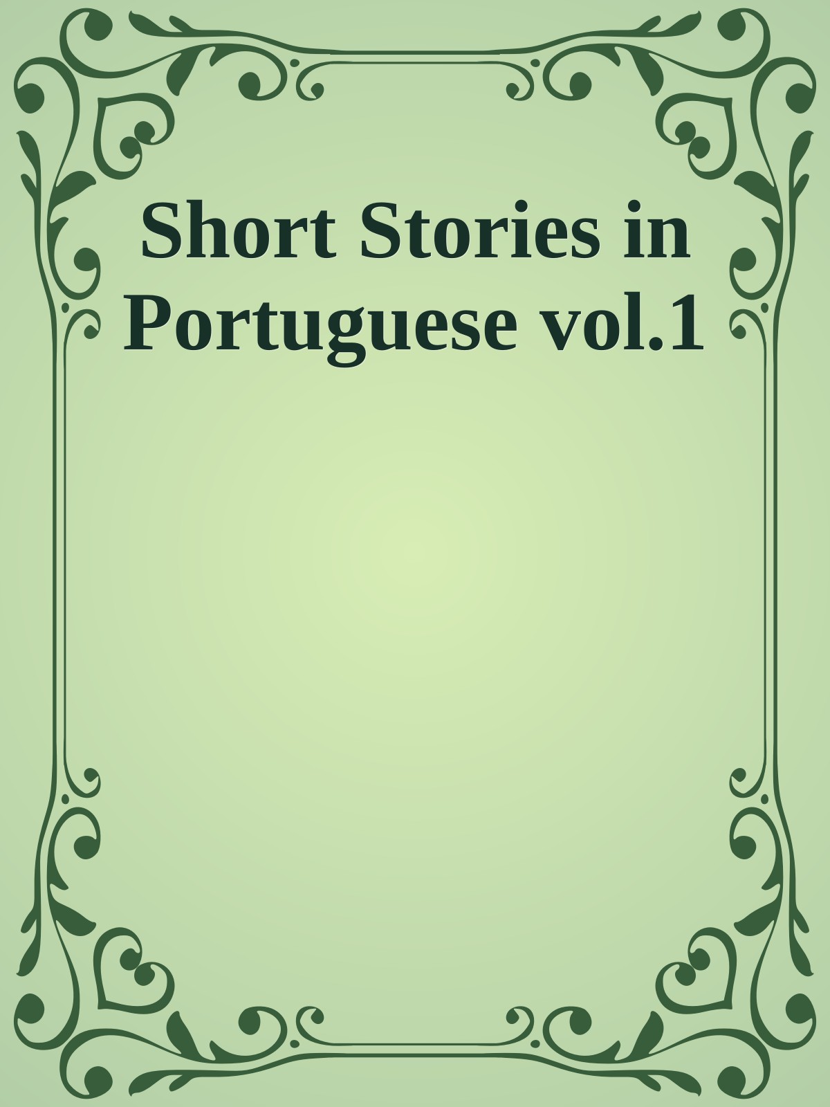 Short Stories in Portuguese vol.1