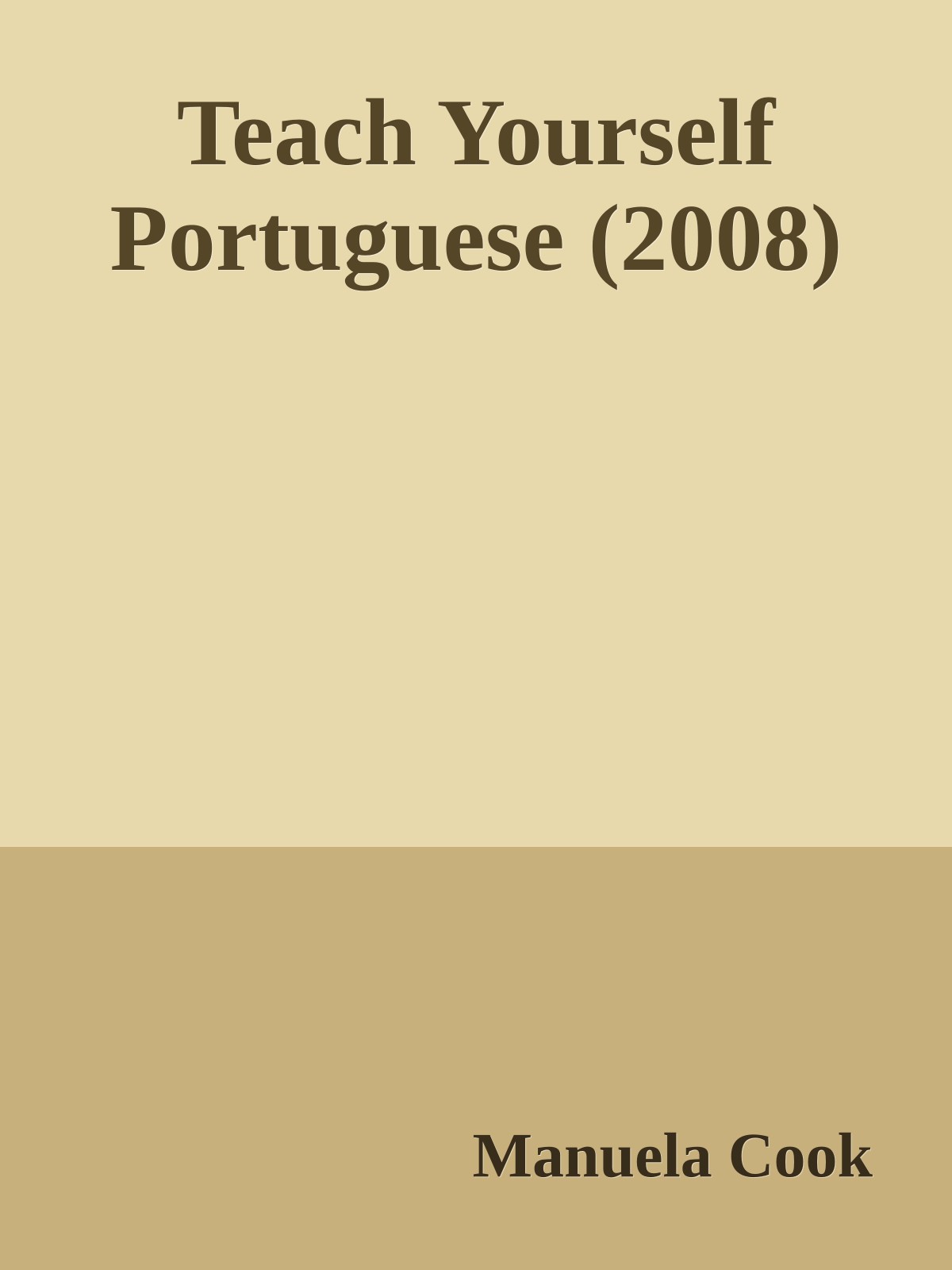 Teach Yourself Portuguese (2008)