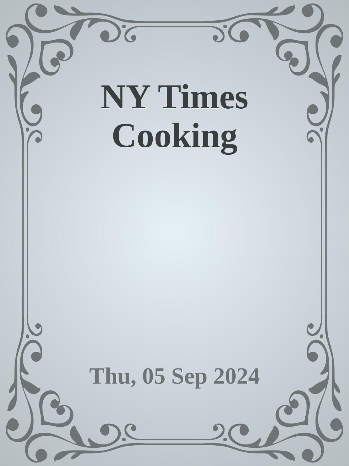 NY Times Cooking [Thu, 05 Sep 2024]