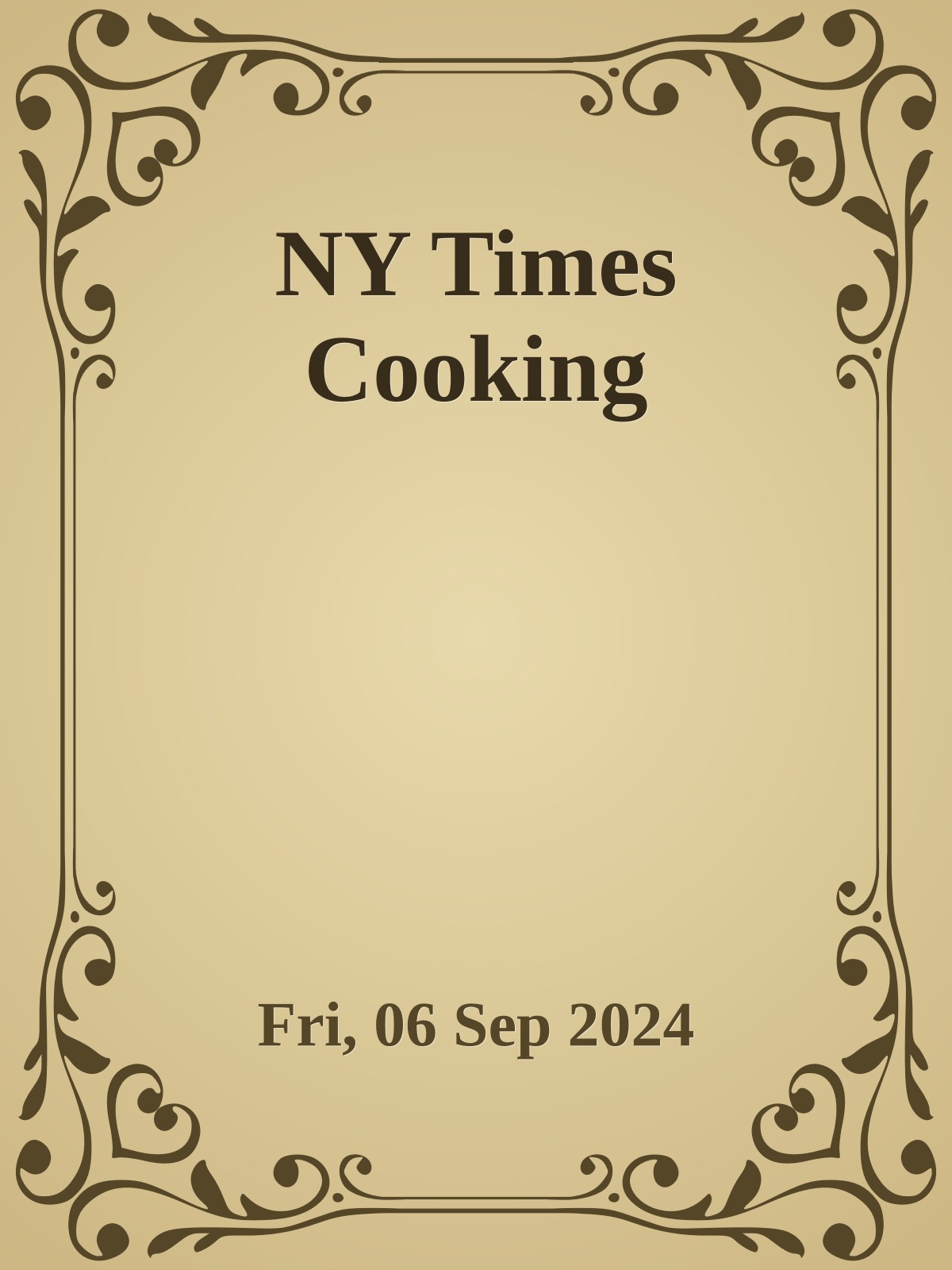 NY Times Cooking [Fri, 06 Sep 2024]