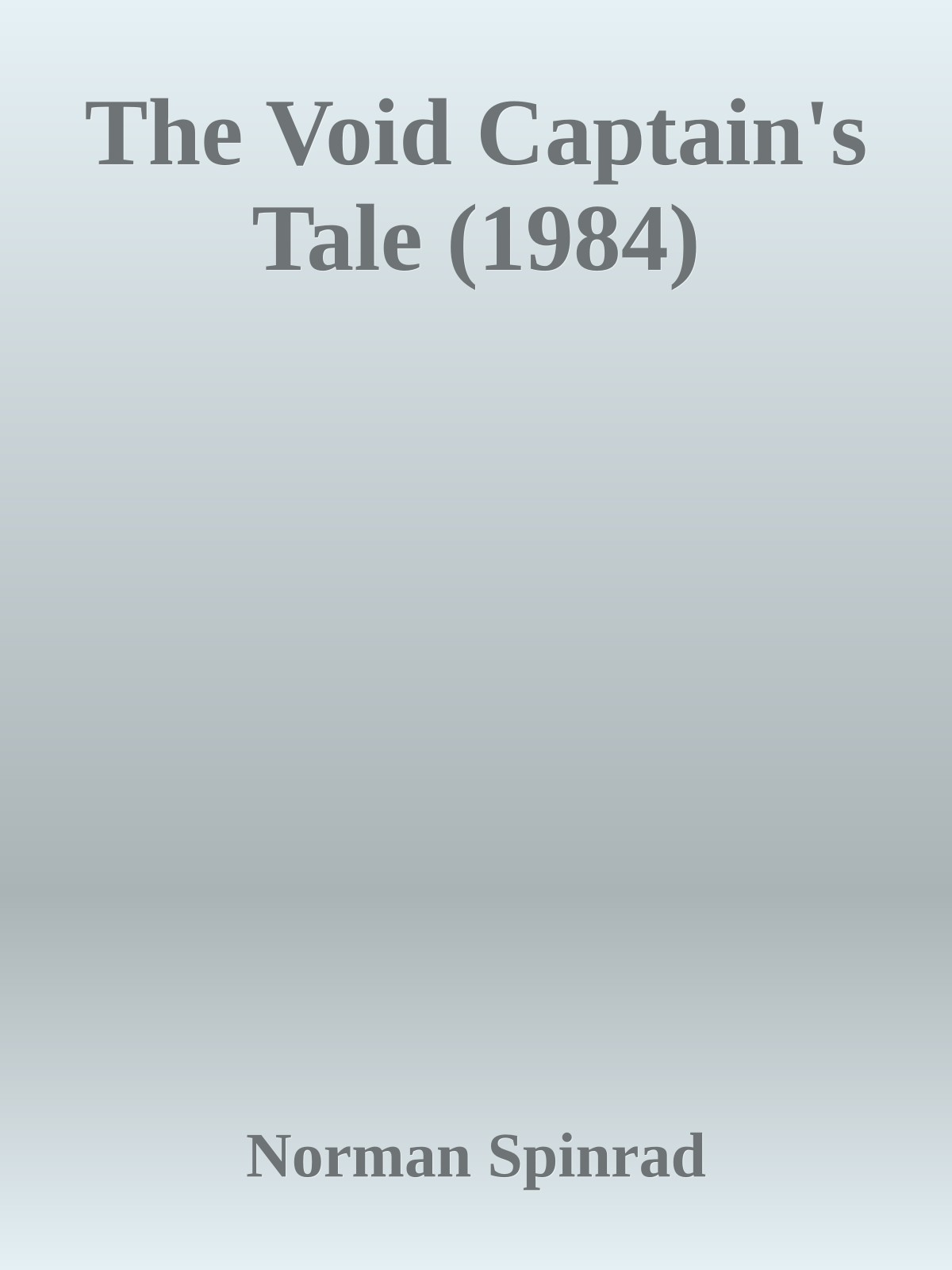 The Void Captain's Tale (1984)