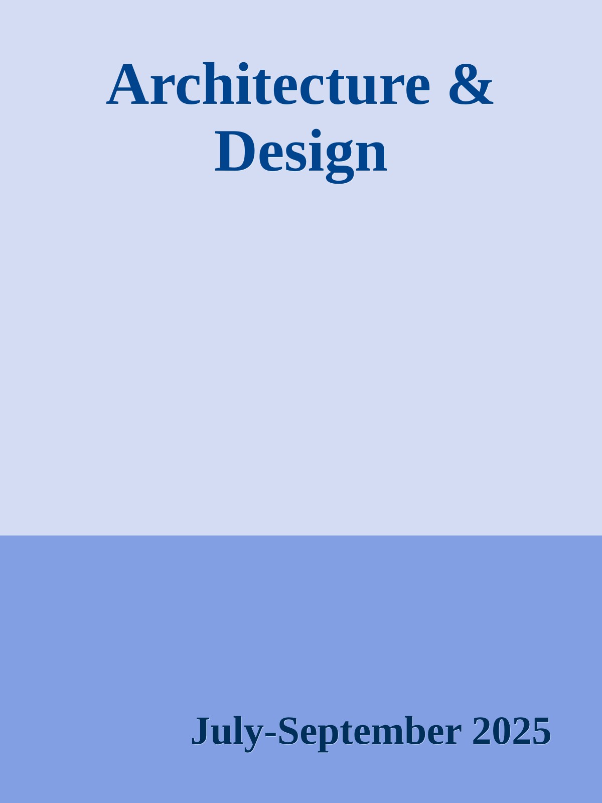 Architecture & Design