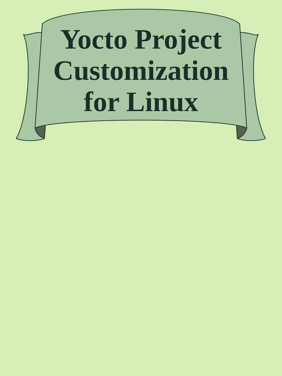 Yocto Project Customization for Linux