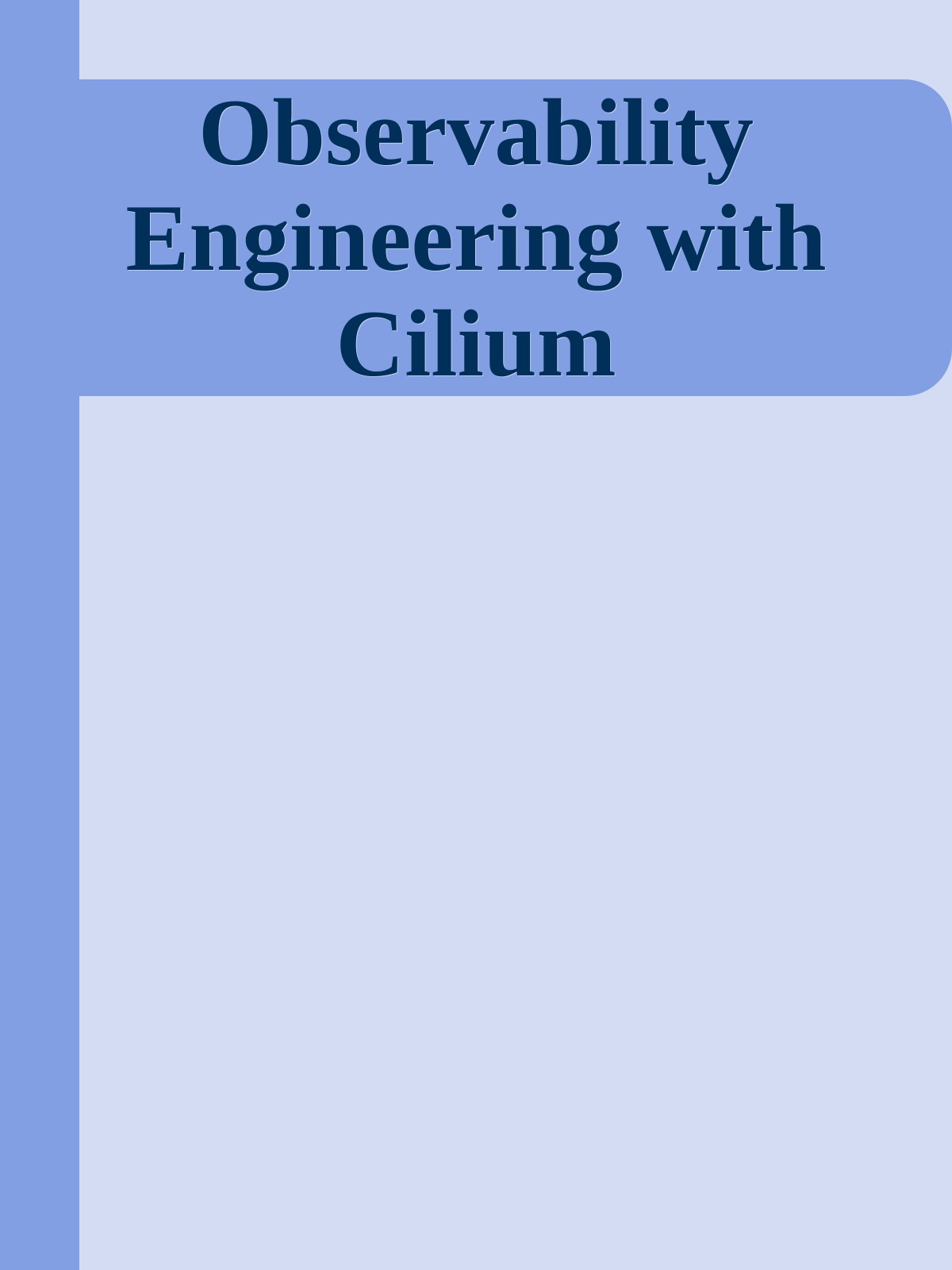 Observability Engineering with Cilium