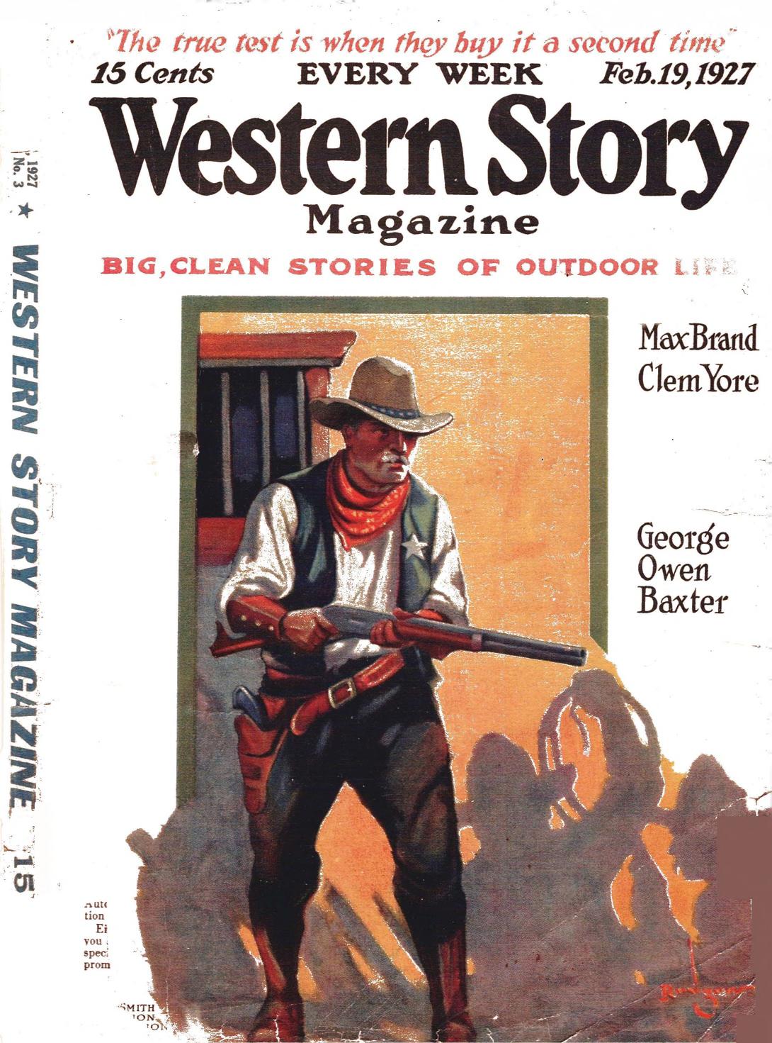 Western Story Magazine - 19 February 1927