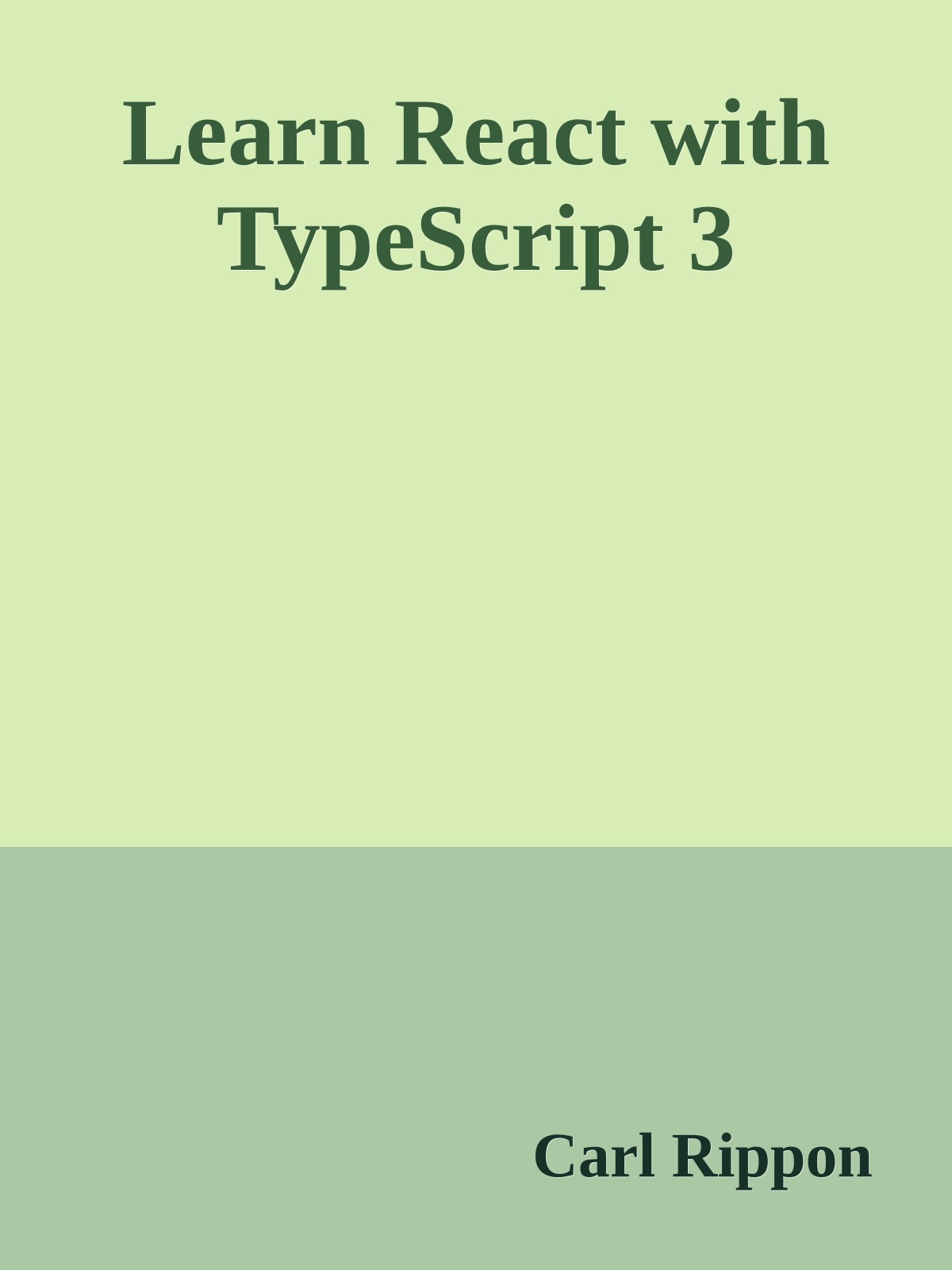 Learn React with TypeScript 3
