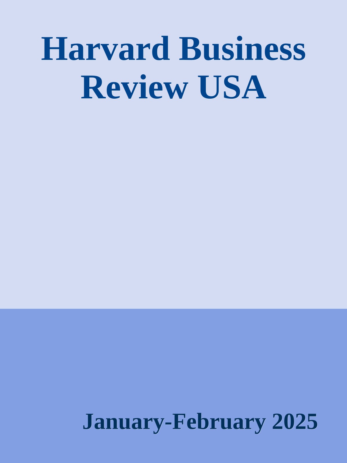 Harvard Business Review USA