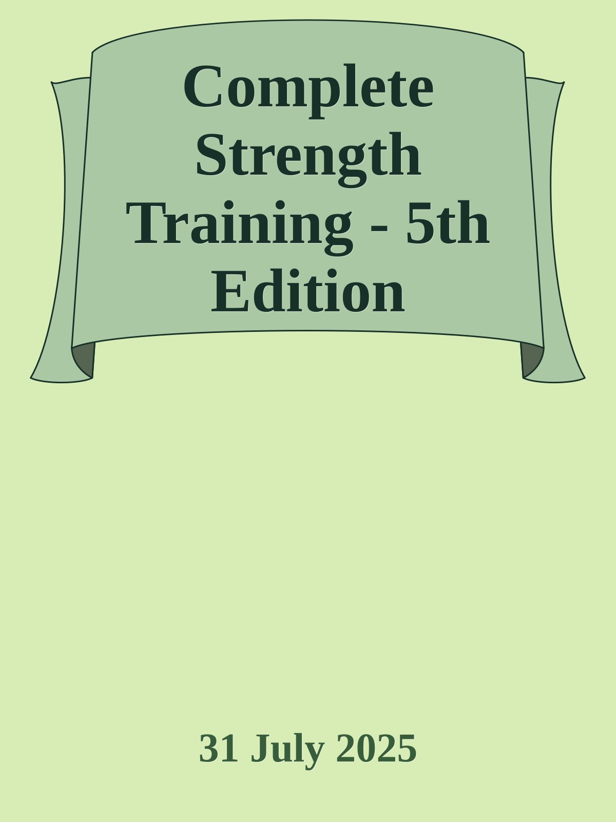 Complete Strength Training - 5th Edition