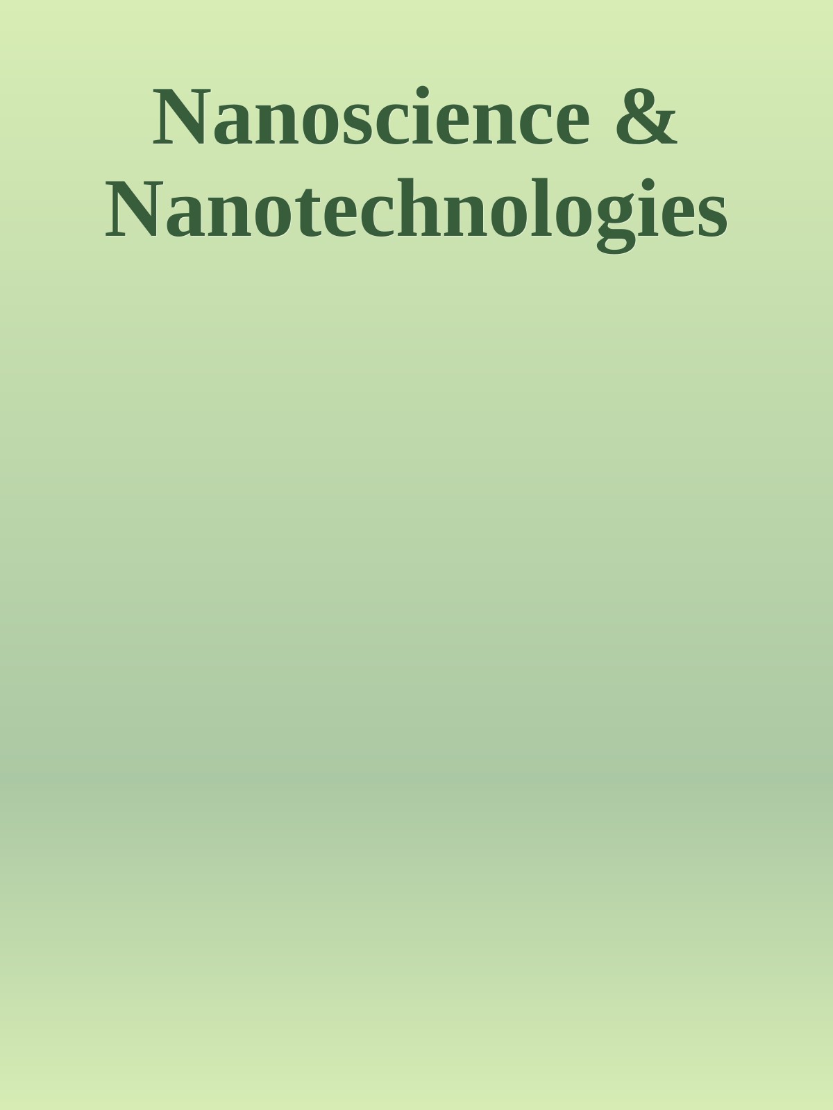 Nanoscience & Nanotechnologies