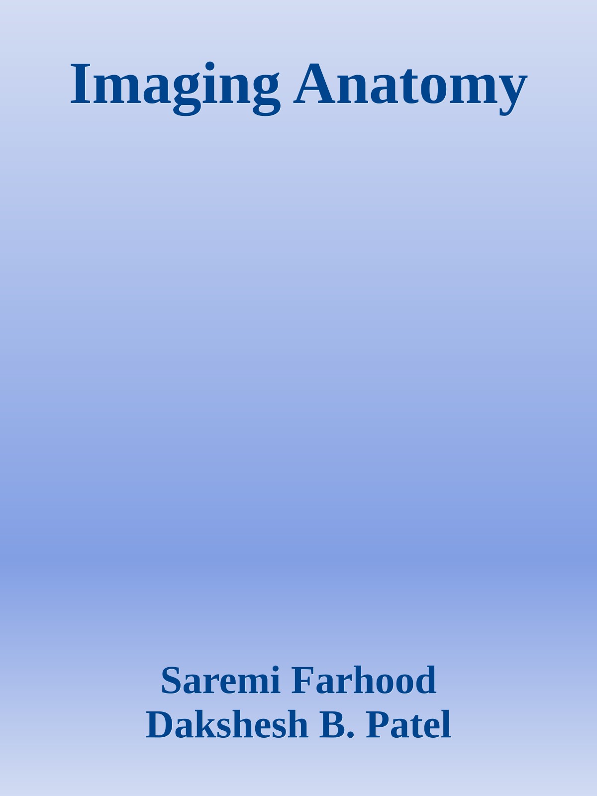 Imaging Anatomy