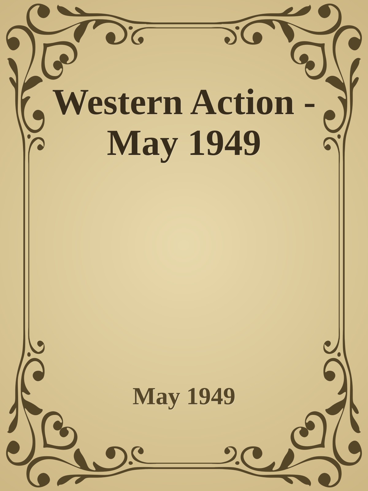 Western Action - May 1949