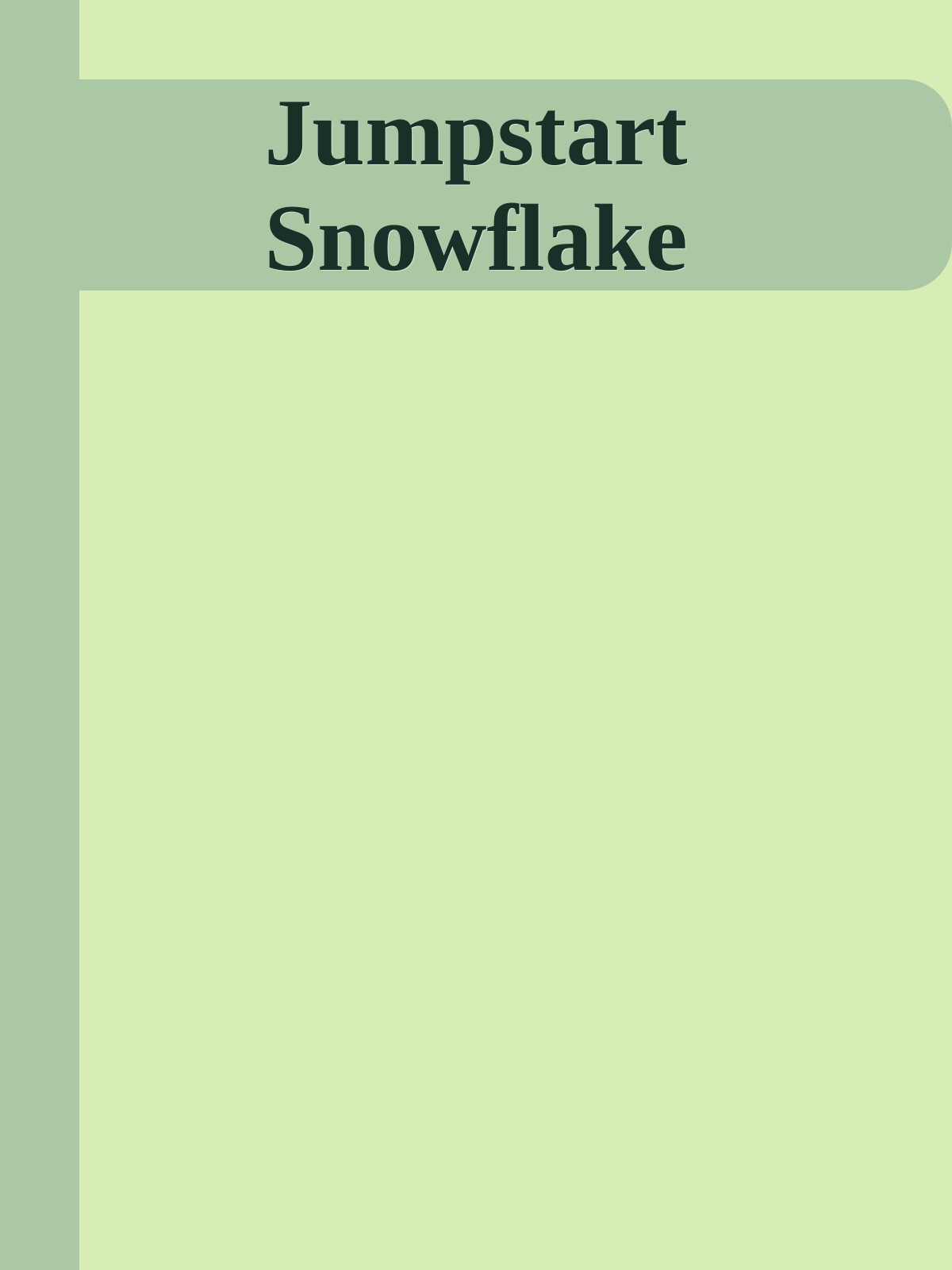 Jumpstart Snowflake