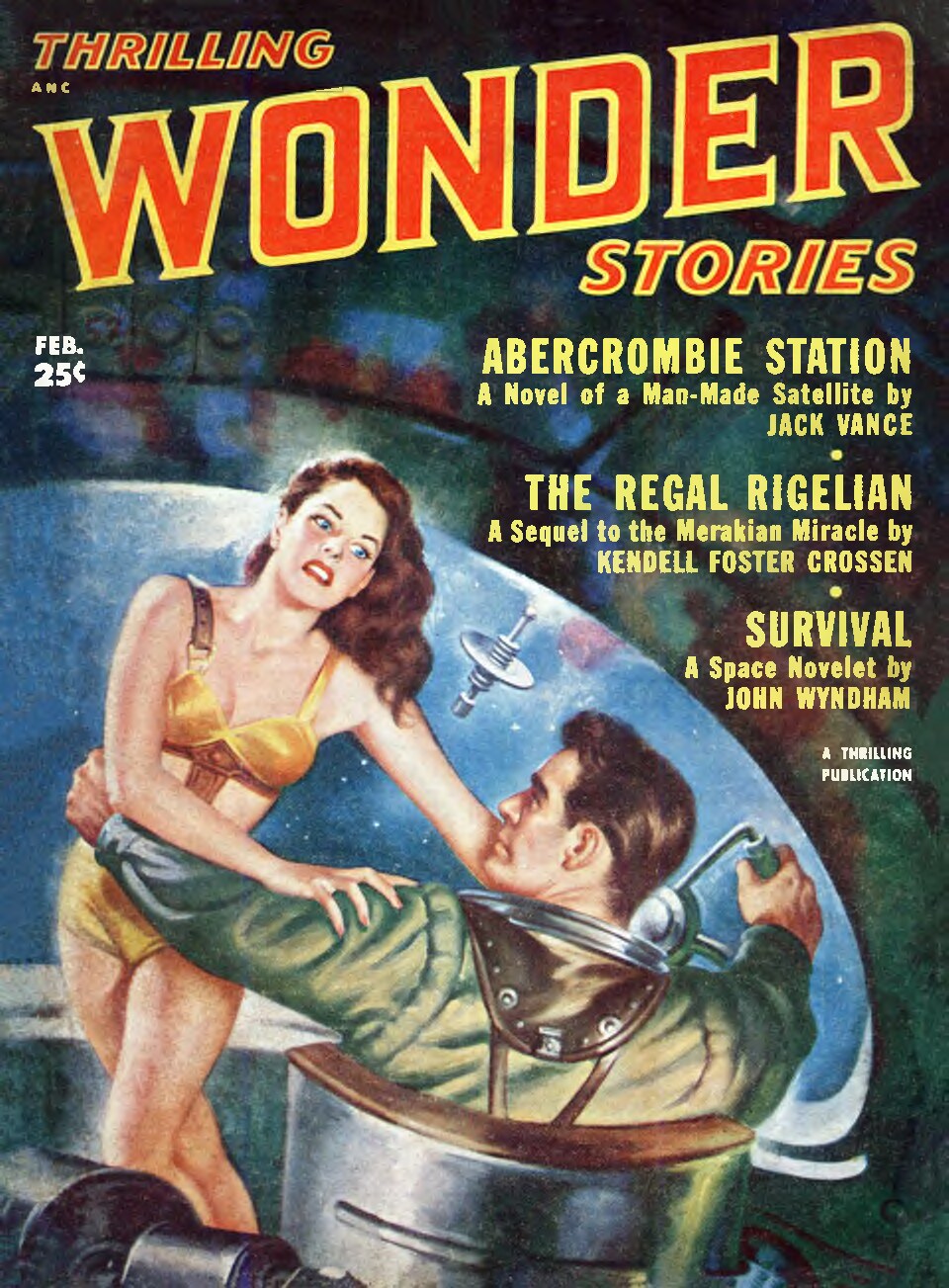 Thrilling Wonder Stories - February 1952