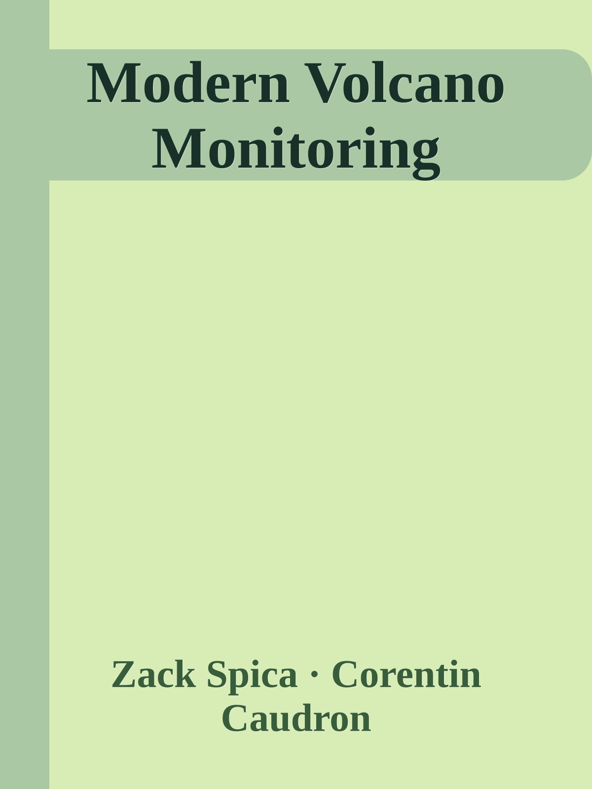 Modern Volcano Monitoring