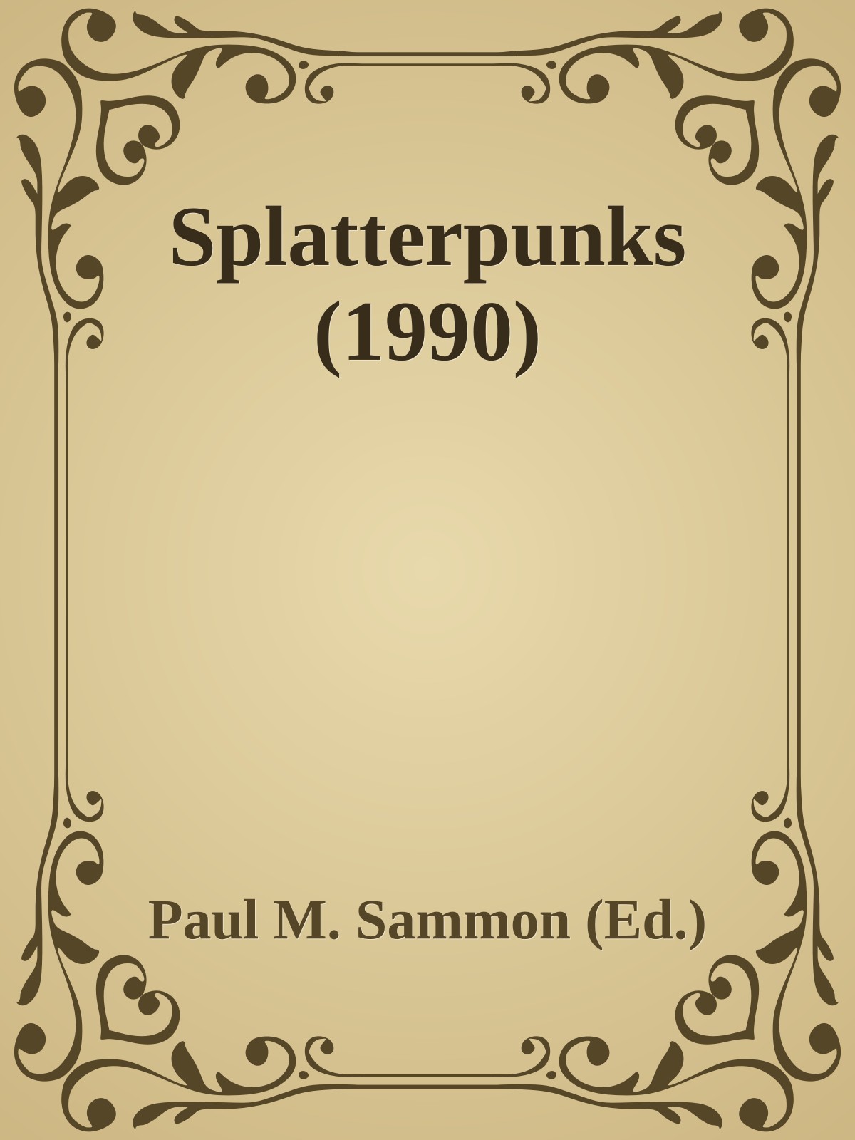 Splatterpunks (1990)
