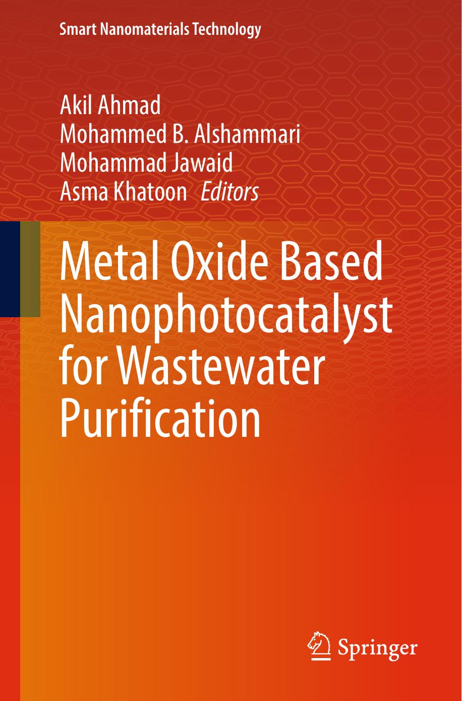Metal Oxide Based Nanophotocatalyst for Wastewater Purification
