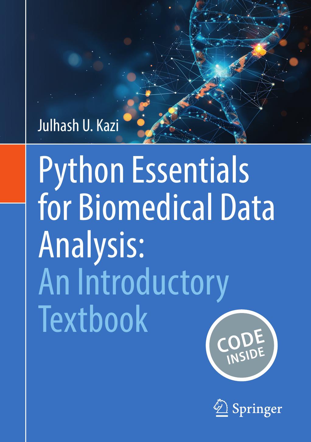 Python Essentials for Biomedical Data Analysis: An Introductory Textbook
