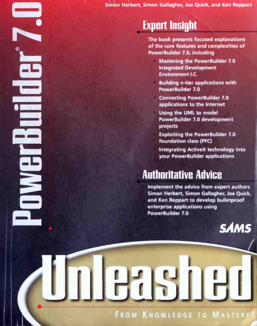 PowerBuilder 7.0 unleashed, third edition [electronic resource]