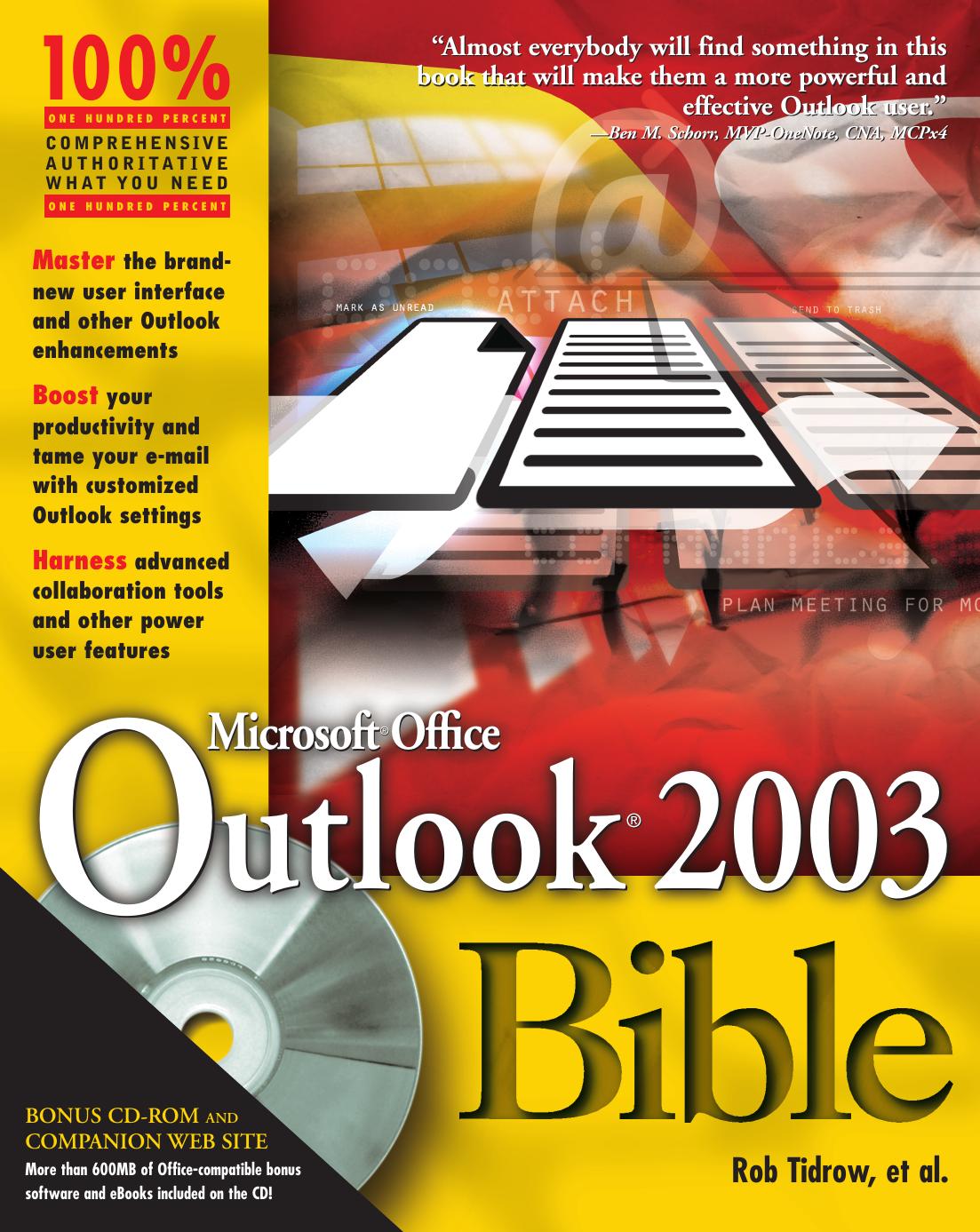 Jim Boyce Microsoft Outlook 2003 Bible