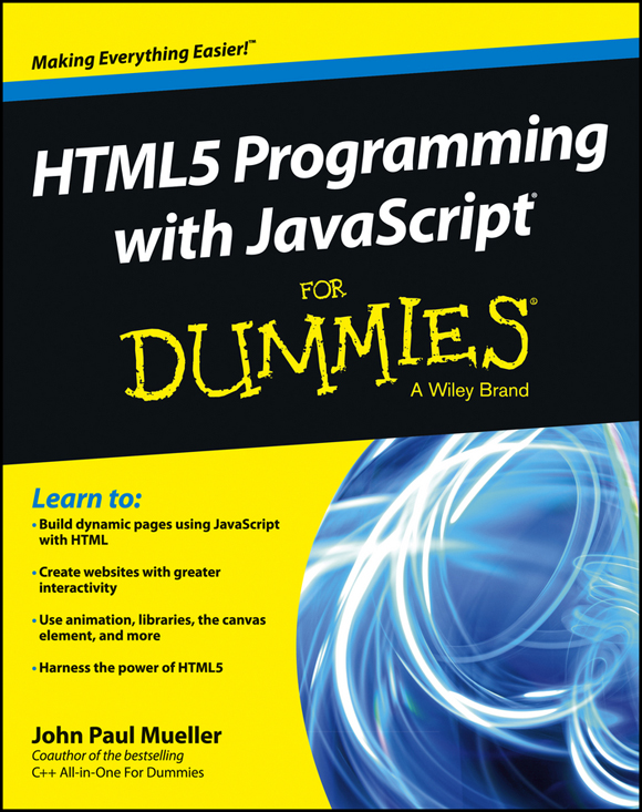 HTML5 Programming with JavaScript For Dummies