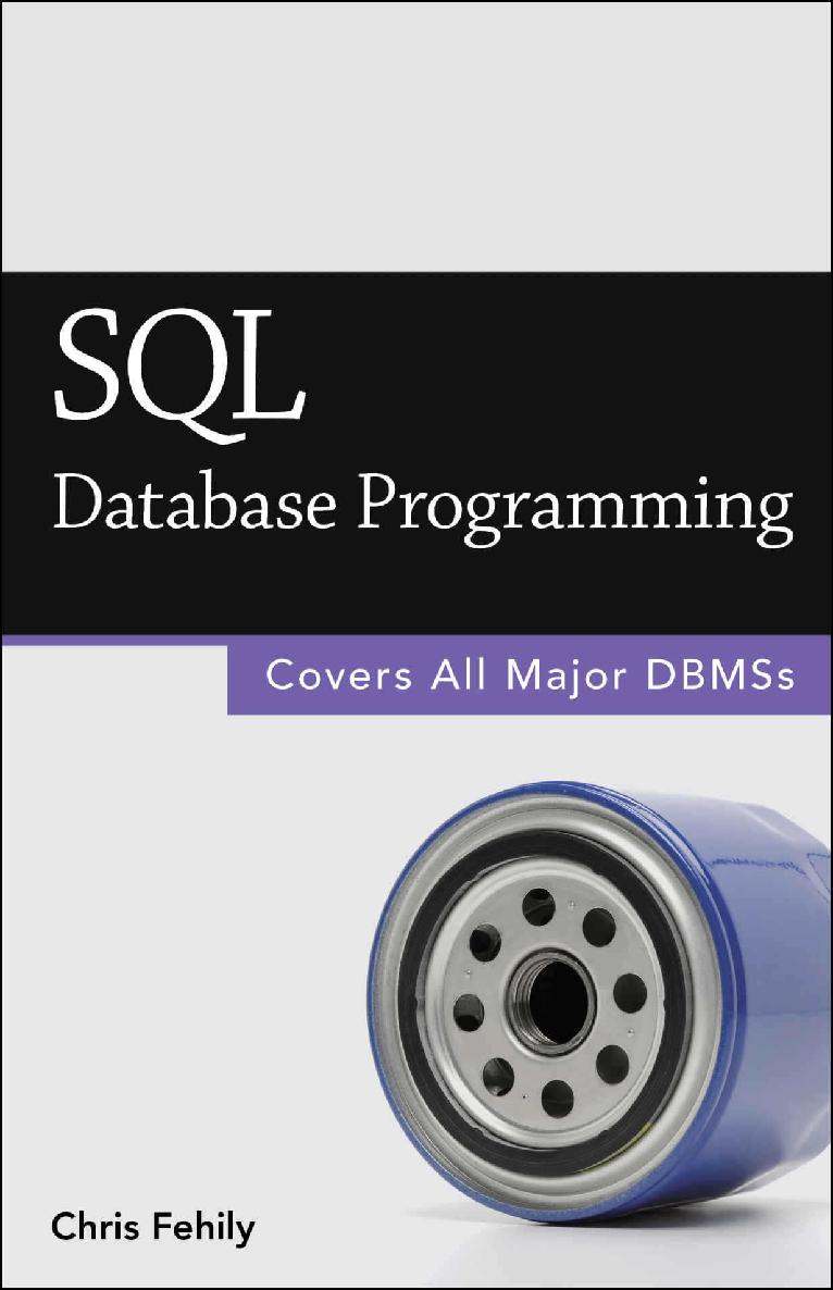 SQL (Database Programming)