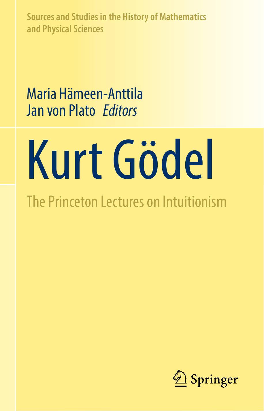 The Princeton Lectures on Intuitionism