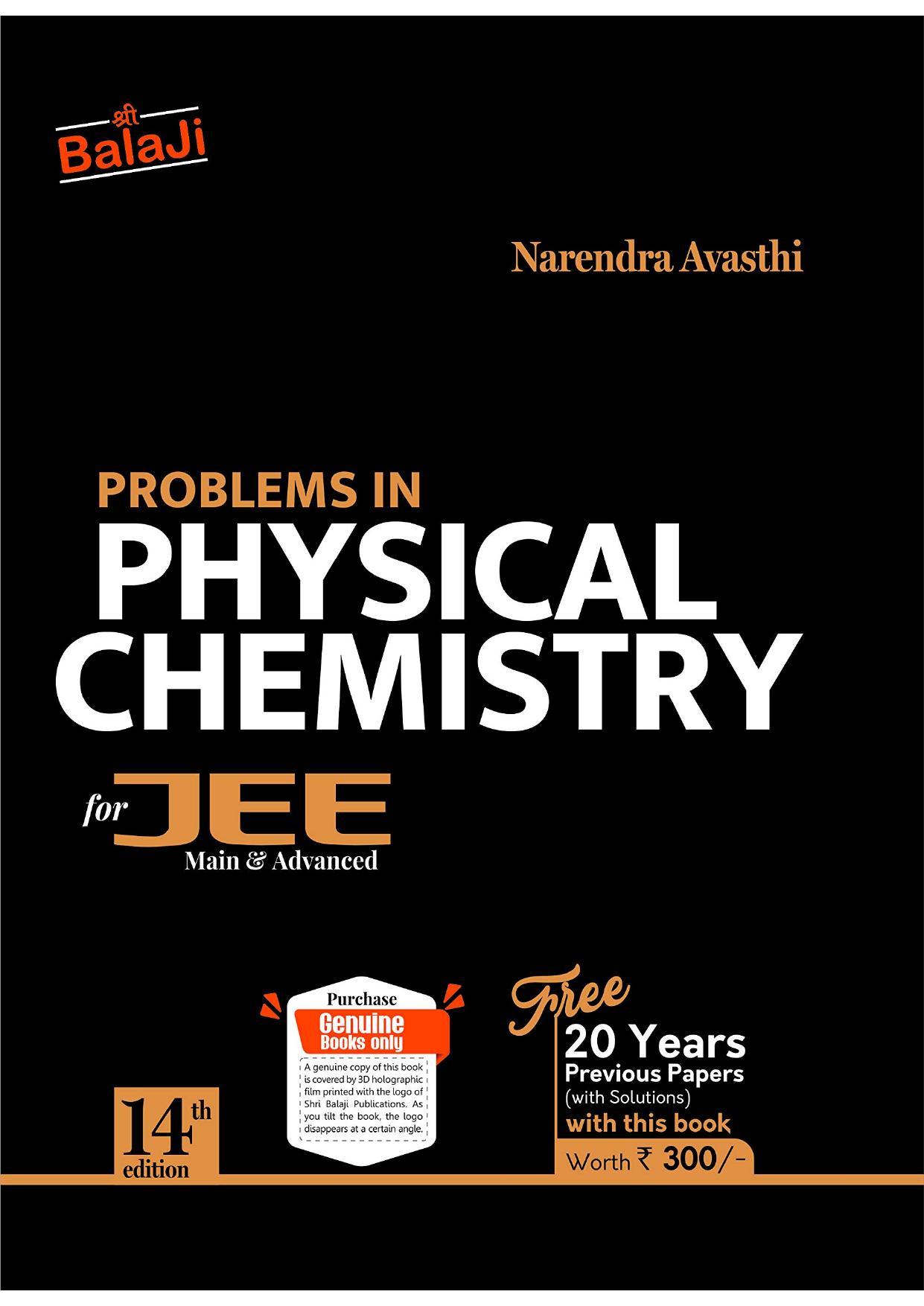 - Problems in Physical Chemistry for JEE (