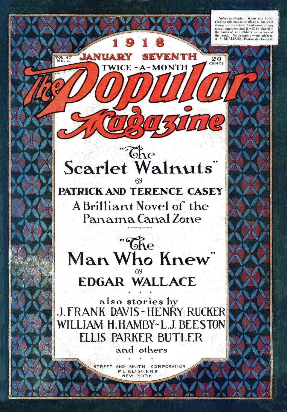 The Popular Magazine - 7 January 1918