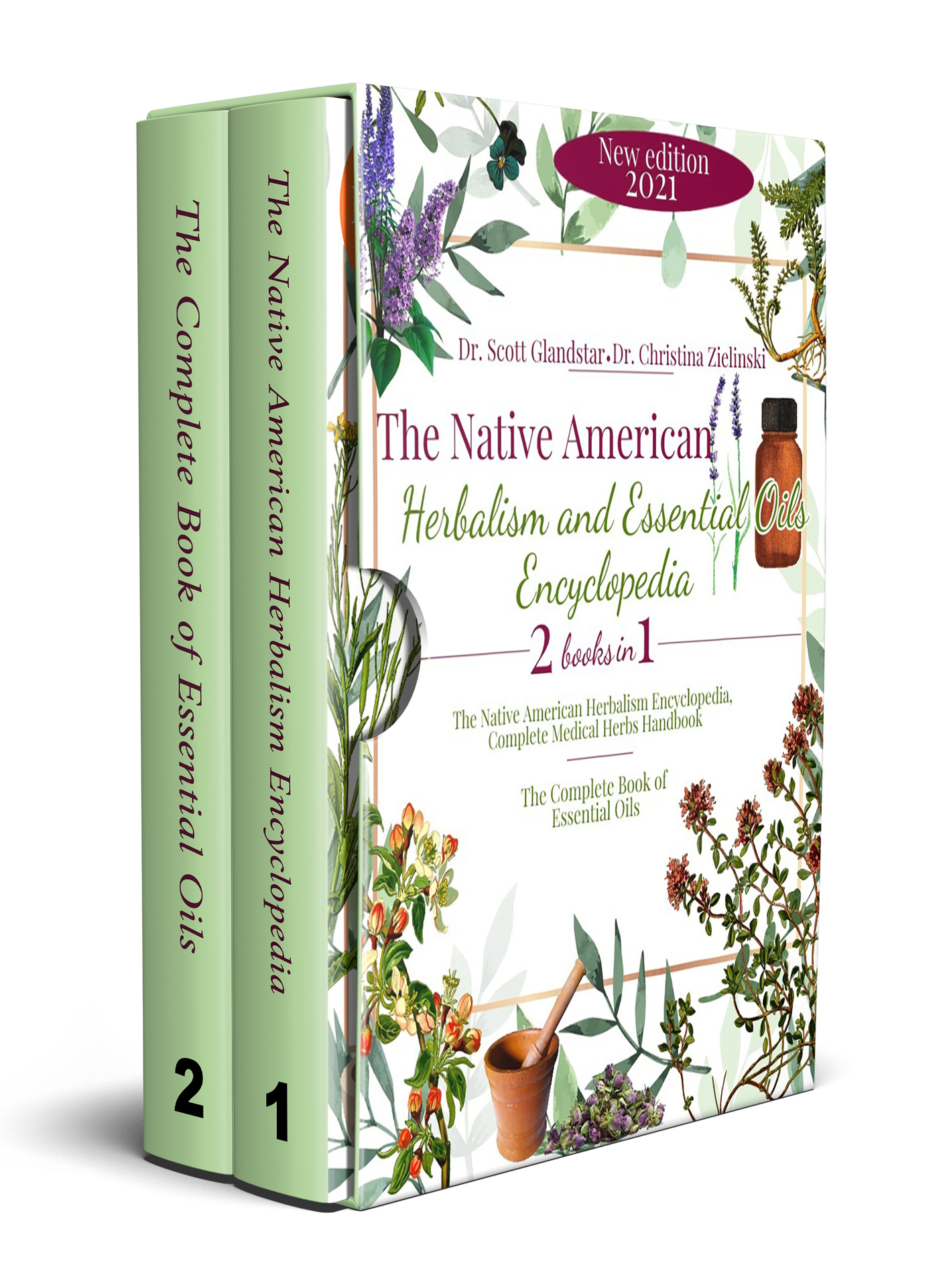 The Native American Herbalism and Essential Oils Encyclopedia: 2 Books in 1: Complete Medical Herbs Handbook – The Healing Power for Soothe Inflammation, Boost Mood and Prevent Autoimmunity