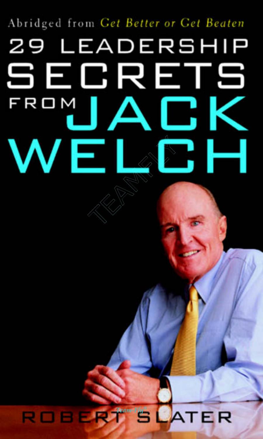 29 Leadership Secrets From Jack Welch Eboo