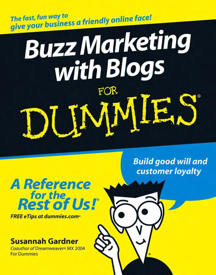 Zefkkniw Susannah Gardner Buzz Marketing With Blogs For Dummies Wiley 2005