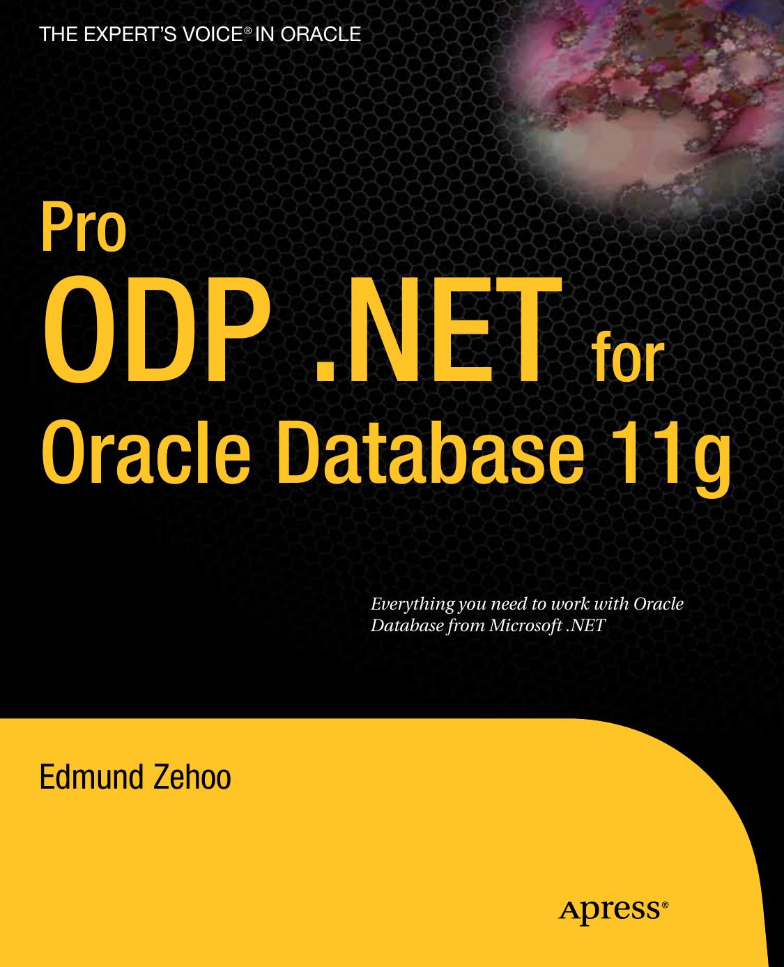 Zehoo Pro ODP NET for Oracle Database 11g