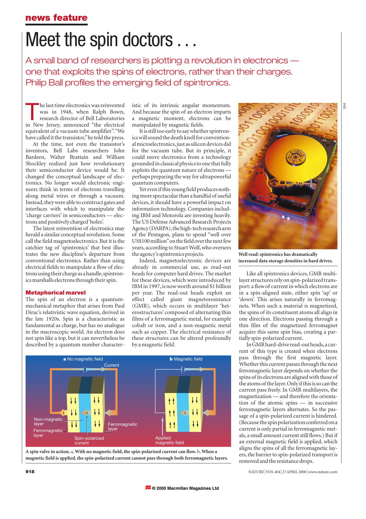 27/4 Spintronics mx